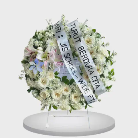 Bunga Krans Duka Cita 04